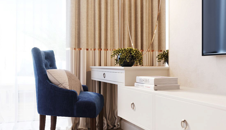 Спальня в @crimea_apartment118 от @design_studio09